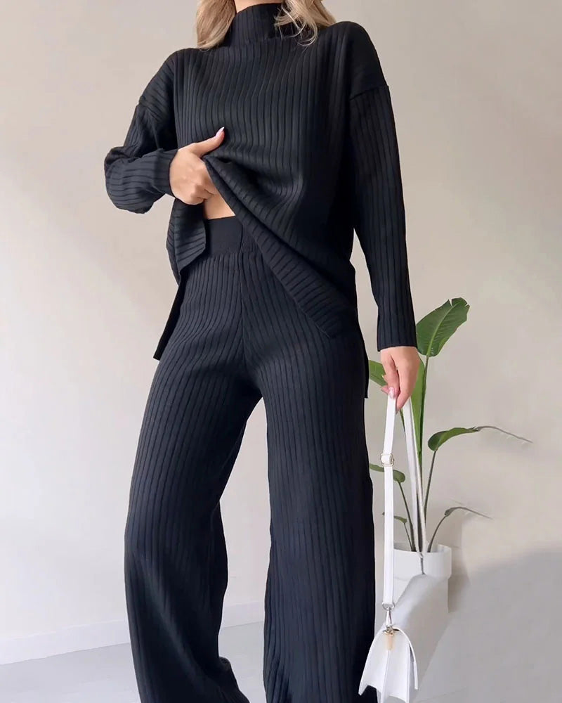 Relaxed Ribbed Sweater