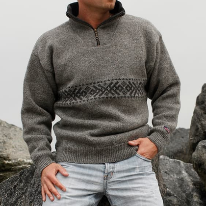 Classic Buttoned Sweater