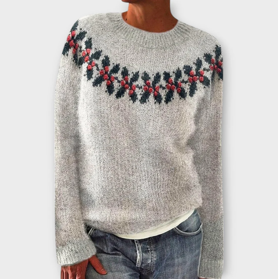 Textured Buttoned Sweater