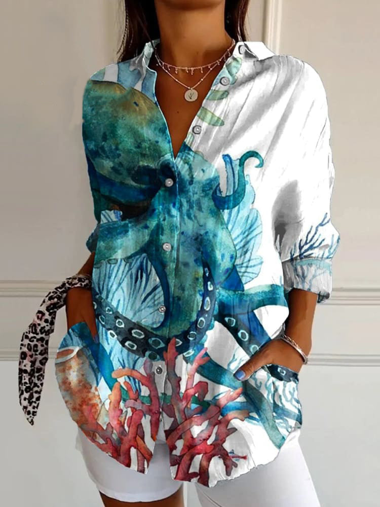 Relaxed Collared Shirt