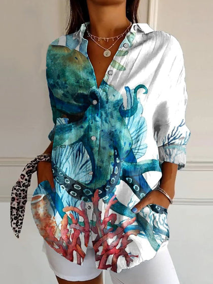 Relaxed Collared Shirt