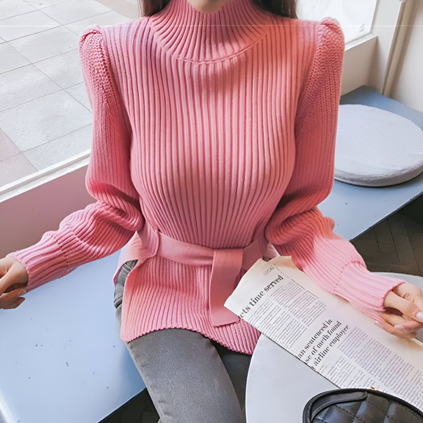 Relaxed V-Neck Sweater