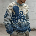 Textured Striped Sweater