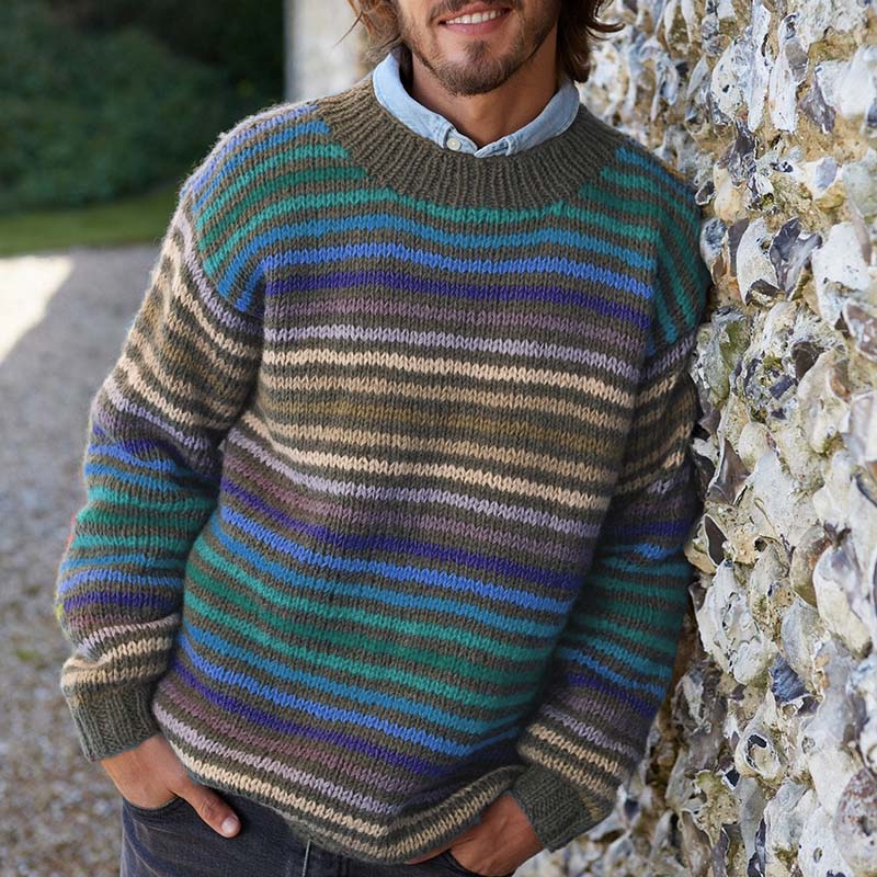 Warm Striped Sweater