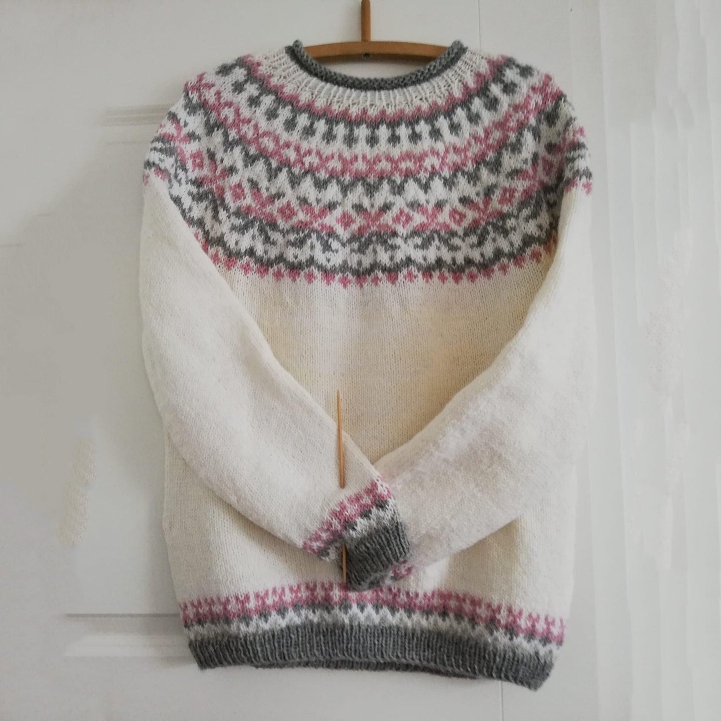 Textured Buttoned Sweater