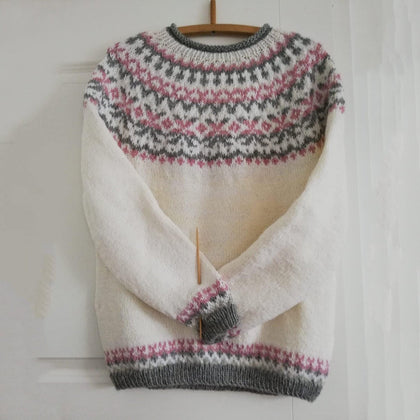 Textured Buttoned Sweater