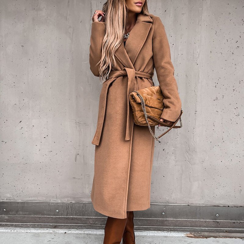 Classic Double-Breasted Coat