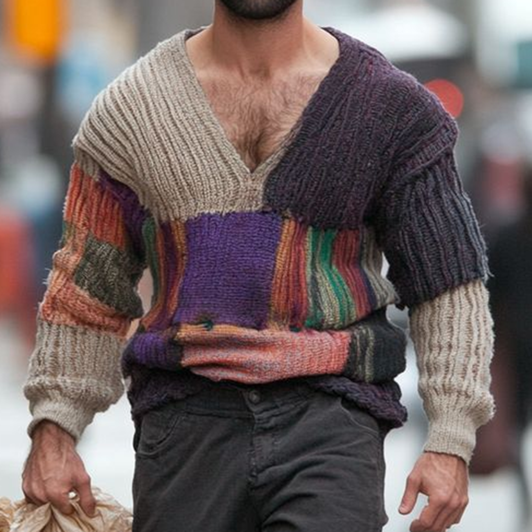 Textured Cable Sweater