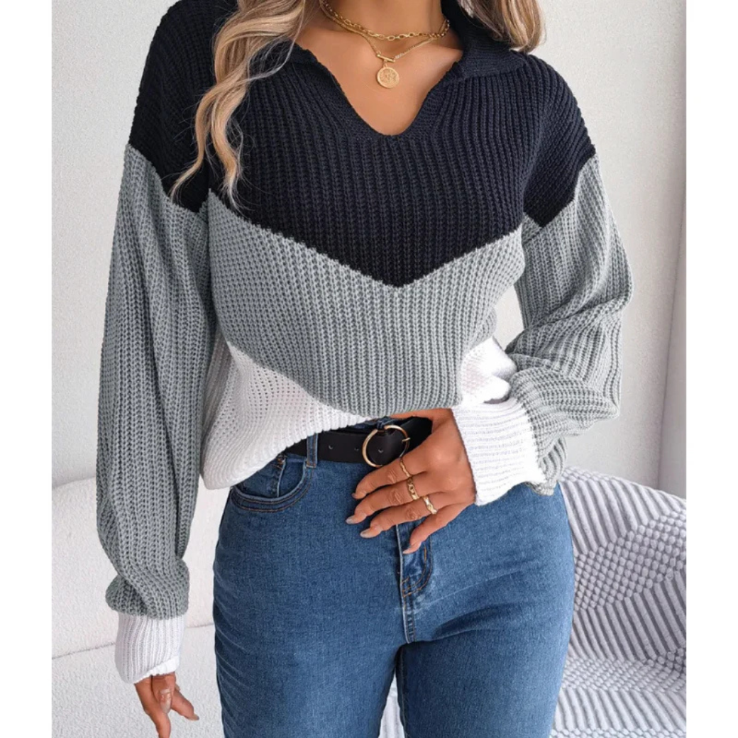 Casual Ribbed Sweater