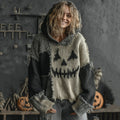 Textured Buttoned Sweater