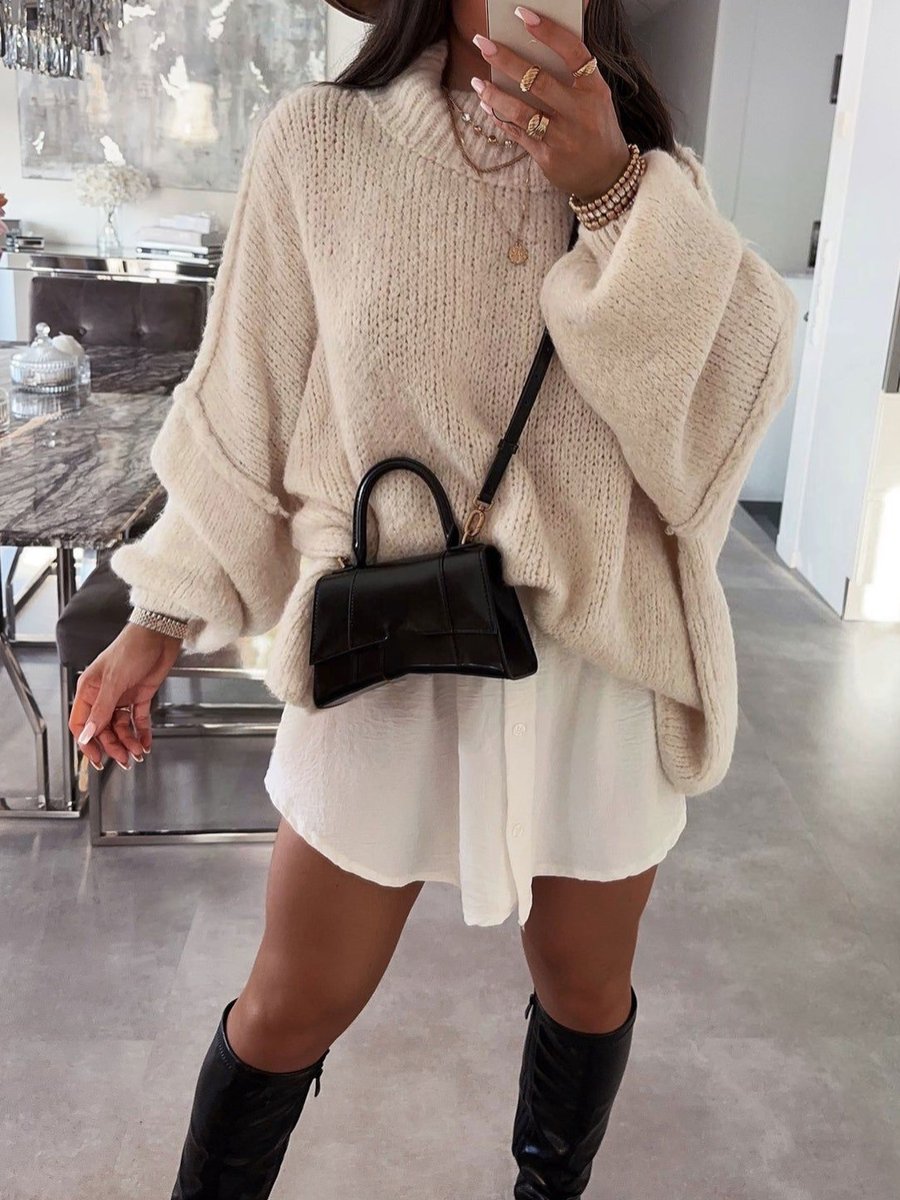 Cozy Buttoned Sweater