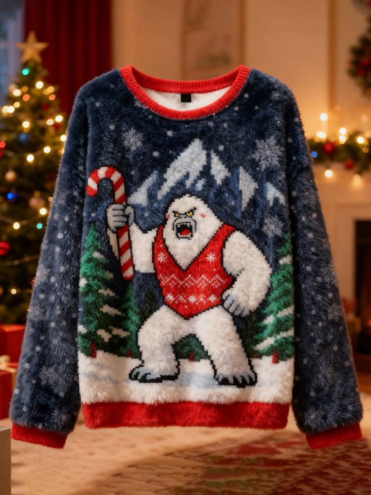 Textured Striped Sweater