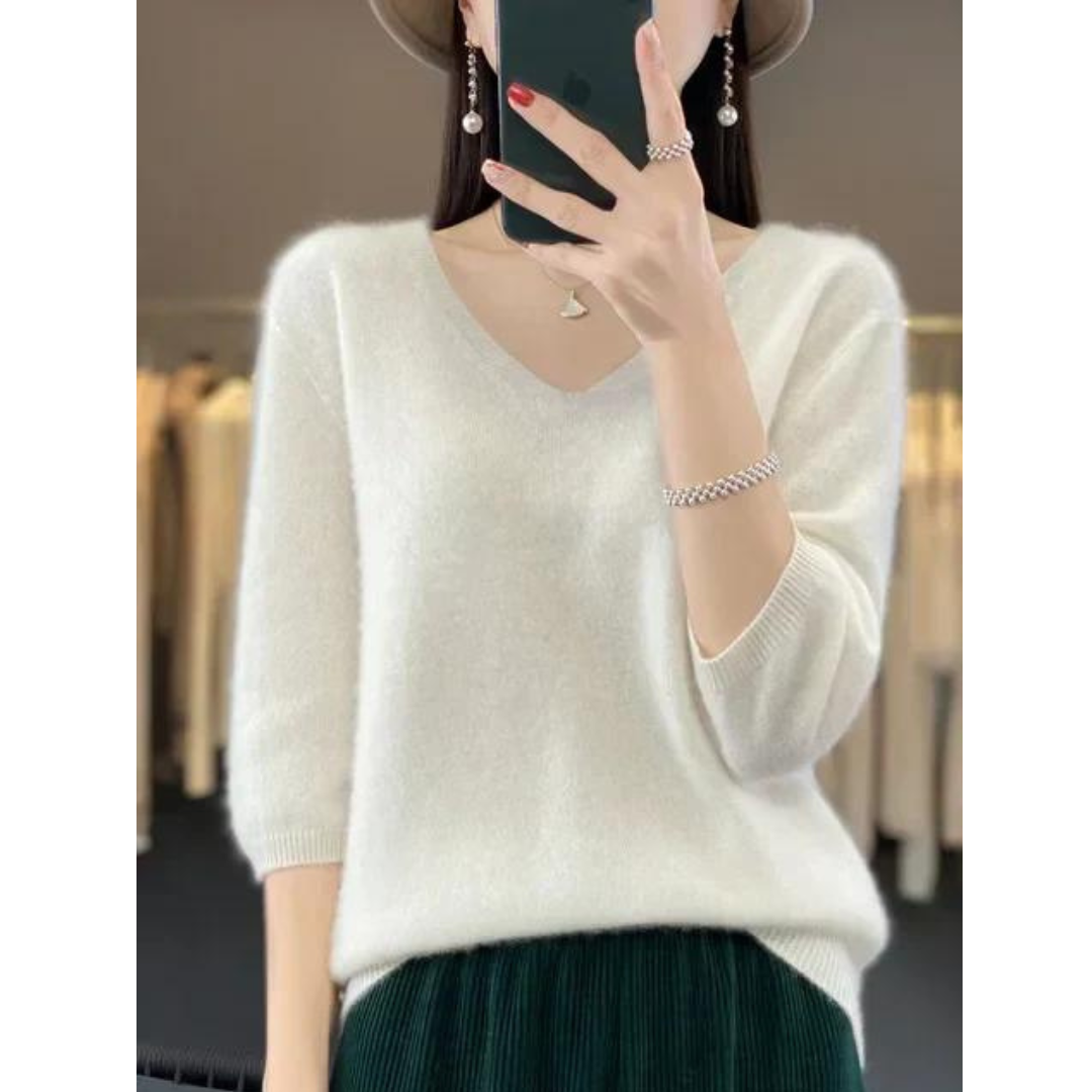 Relaxed Cropped Sweater