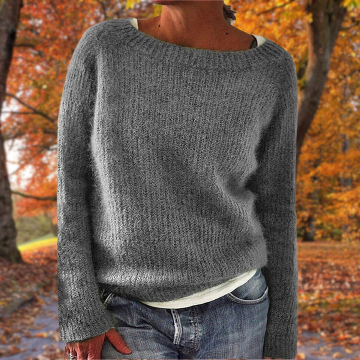 Casual Ribbed Sweater