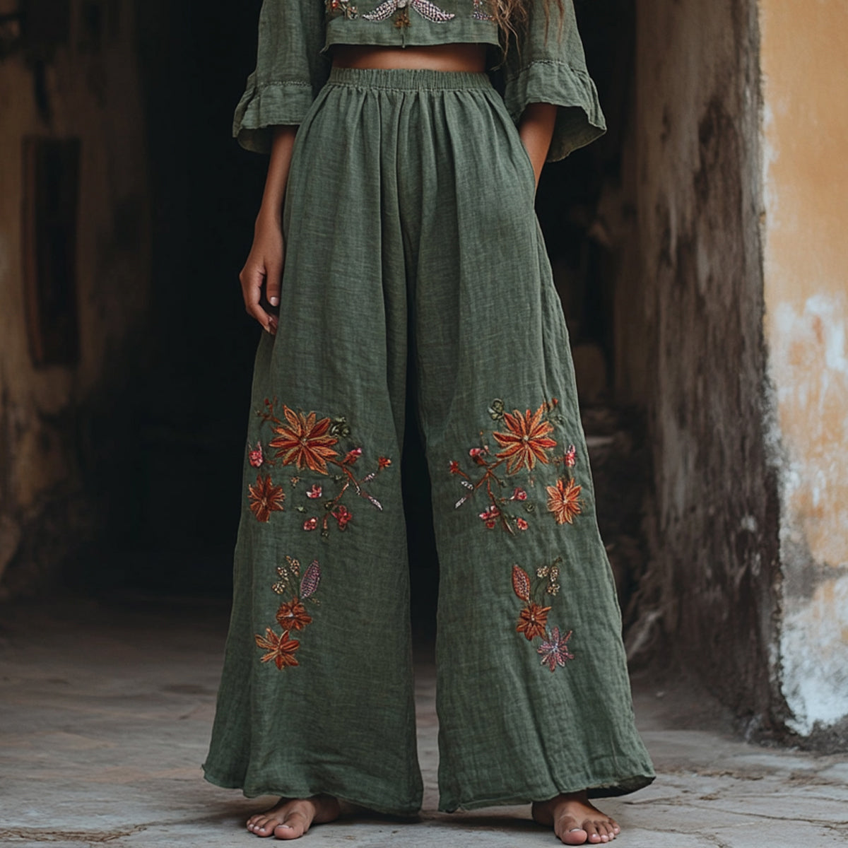 Breezy High-Waist Pants