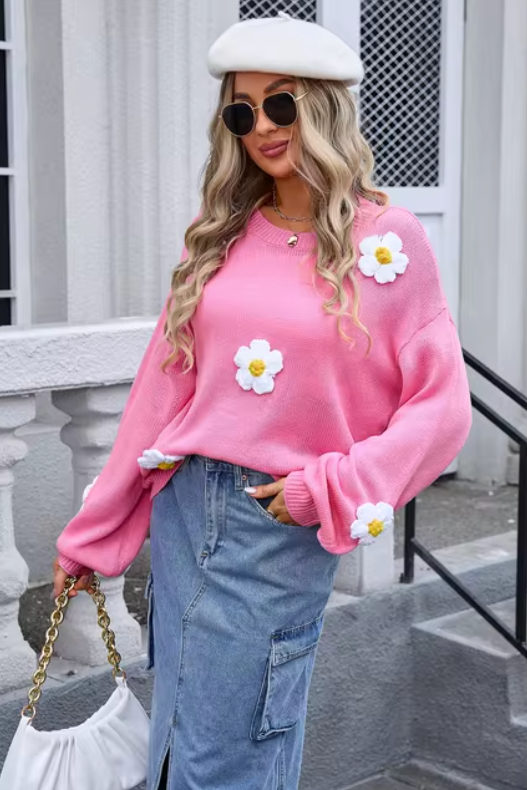 Relaxed Buttoned Sweater