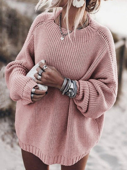 Textured Buttoned Sweater