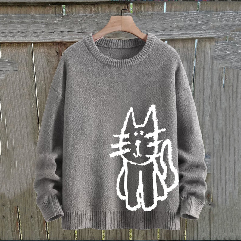 Casual V-Neck Sweater