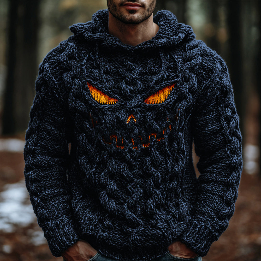 Textured Buttoned Sweater