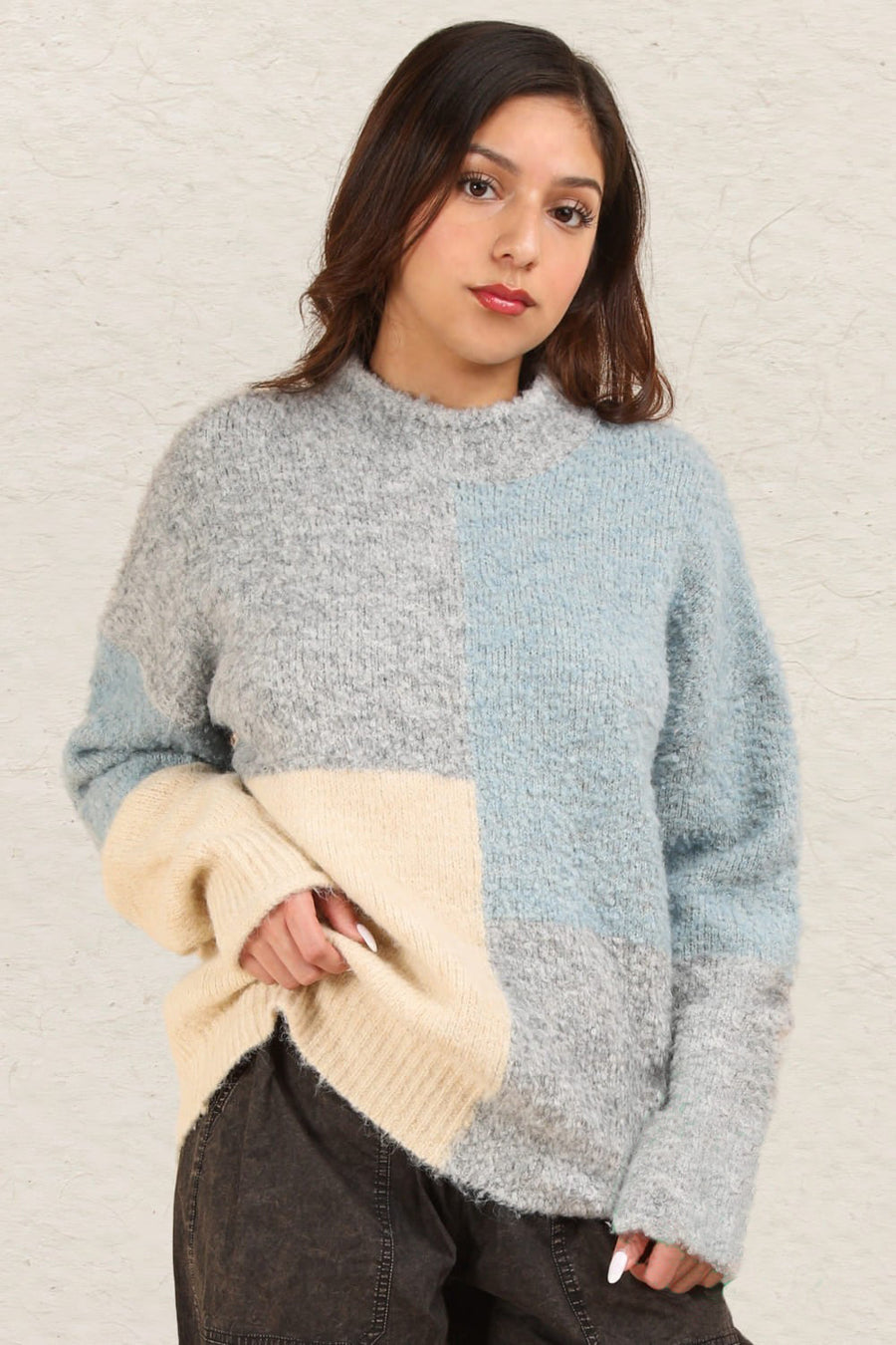 Casual Textured Sweater