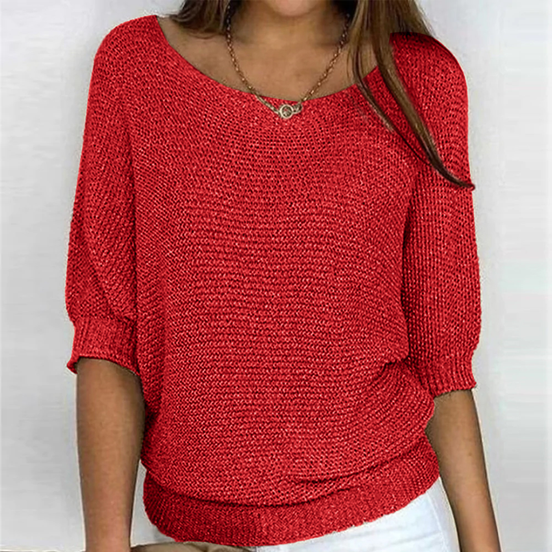 Soft Buttoned Sweater