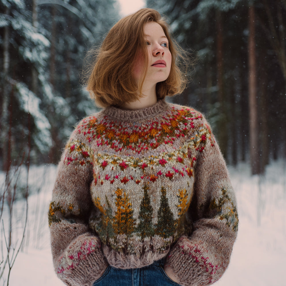 Cozy Buttoned Sweater