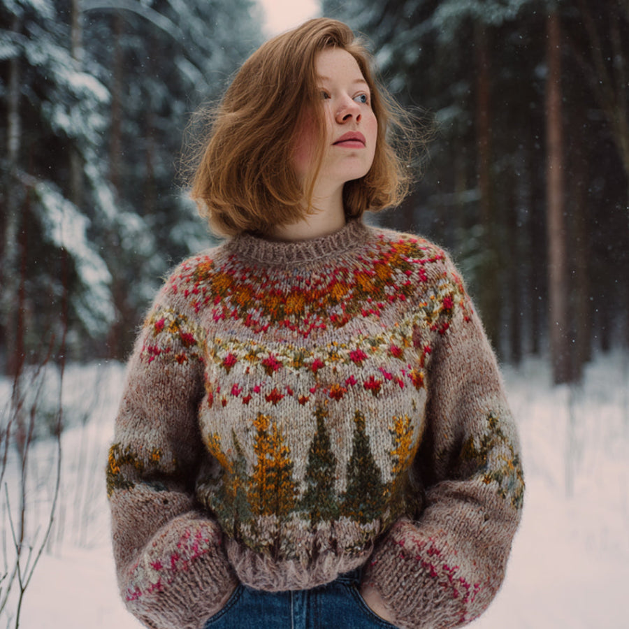 Cozy Buttoned Sweater