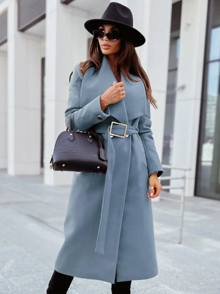 Layered Hooded Coat