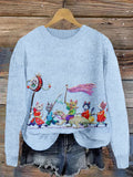 Textured V-Neck Sweater