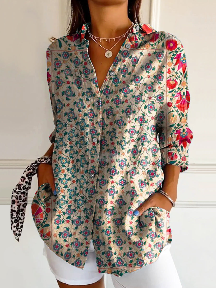 Relaxed Collared Shirt