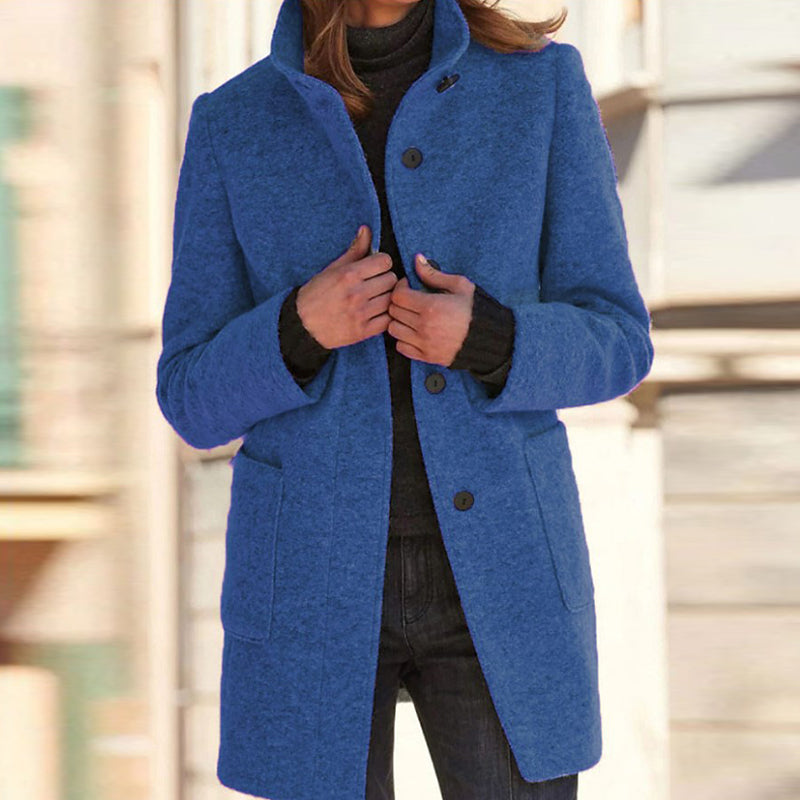 Layered Hooded Coat