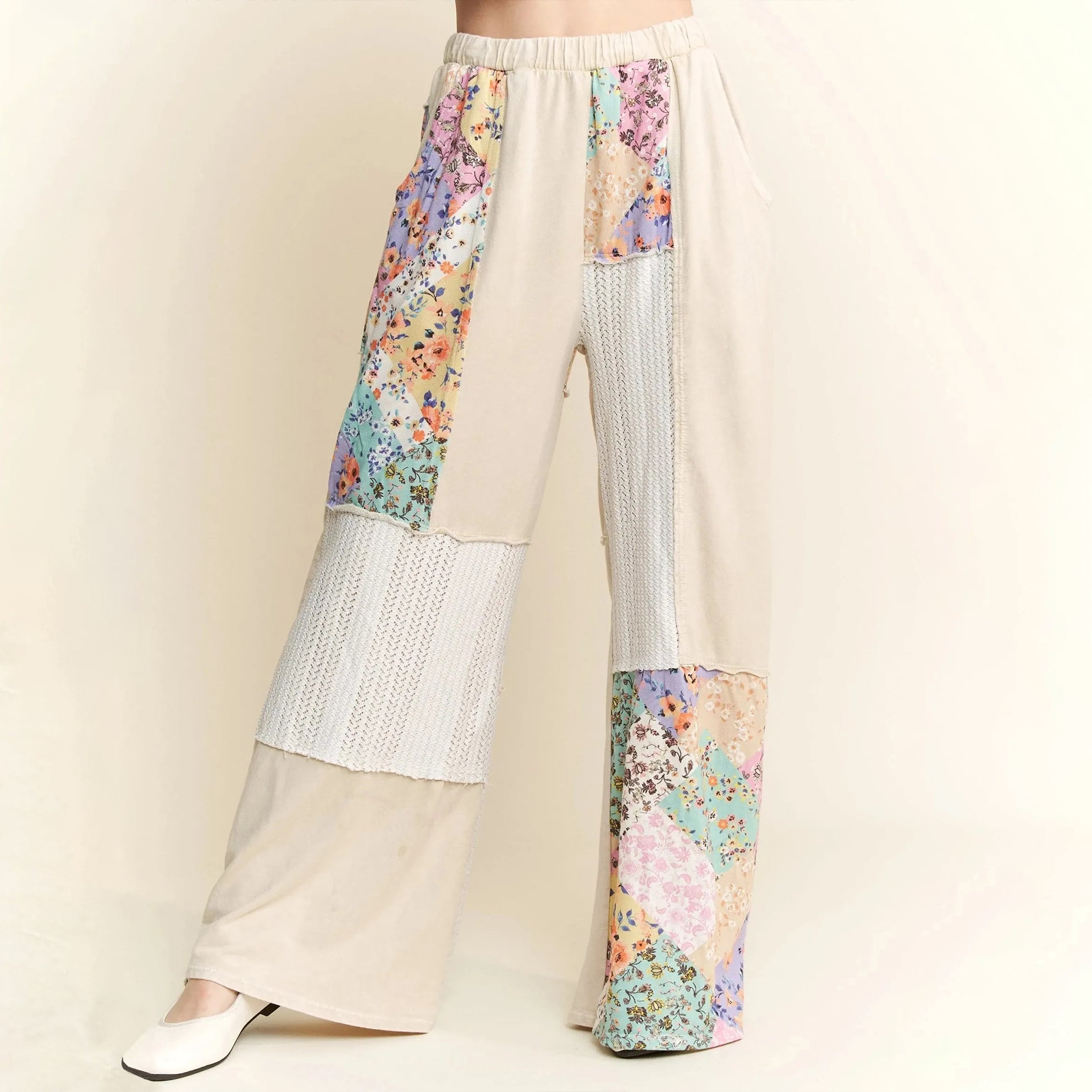 Stretch Printed Pants