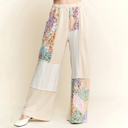 Stretch Printed Pants