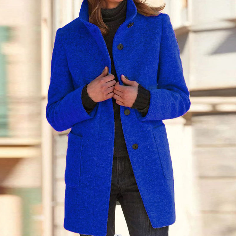 Layered Hooded Coat