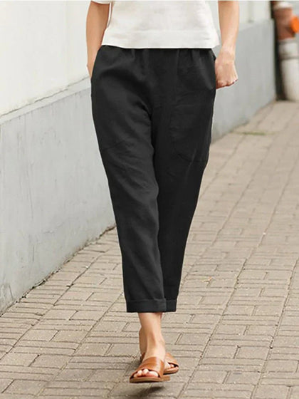 Comfy Straight-Leg Pants