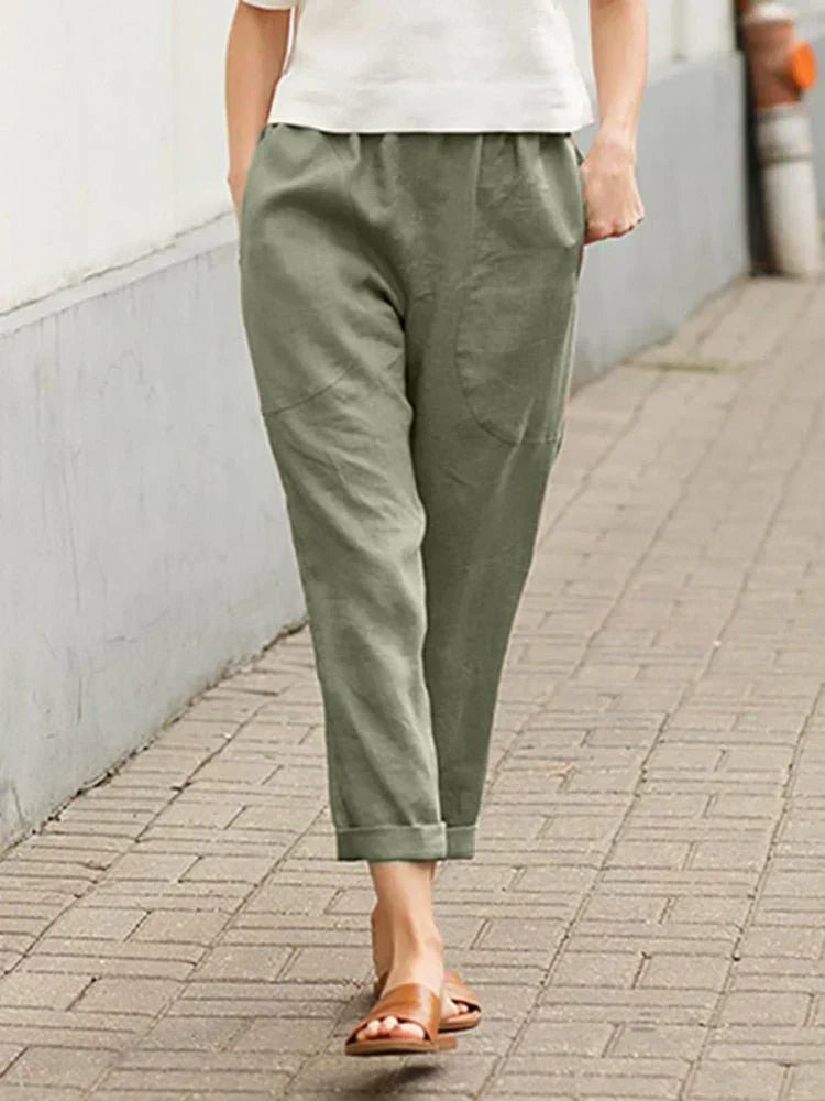 Comfy Straight-Leg Pants