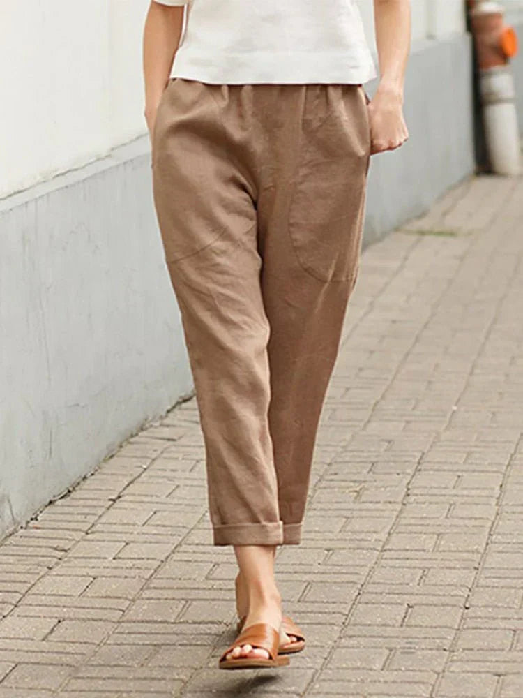 Comfy Straight-Leg Pants
