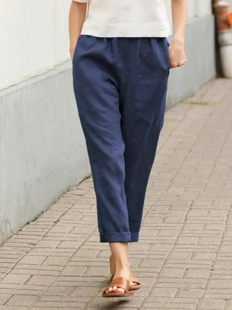 Comfy Straight-Leg Pants