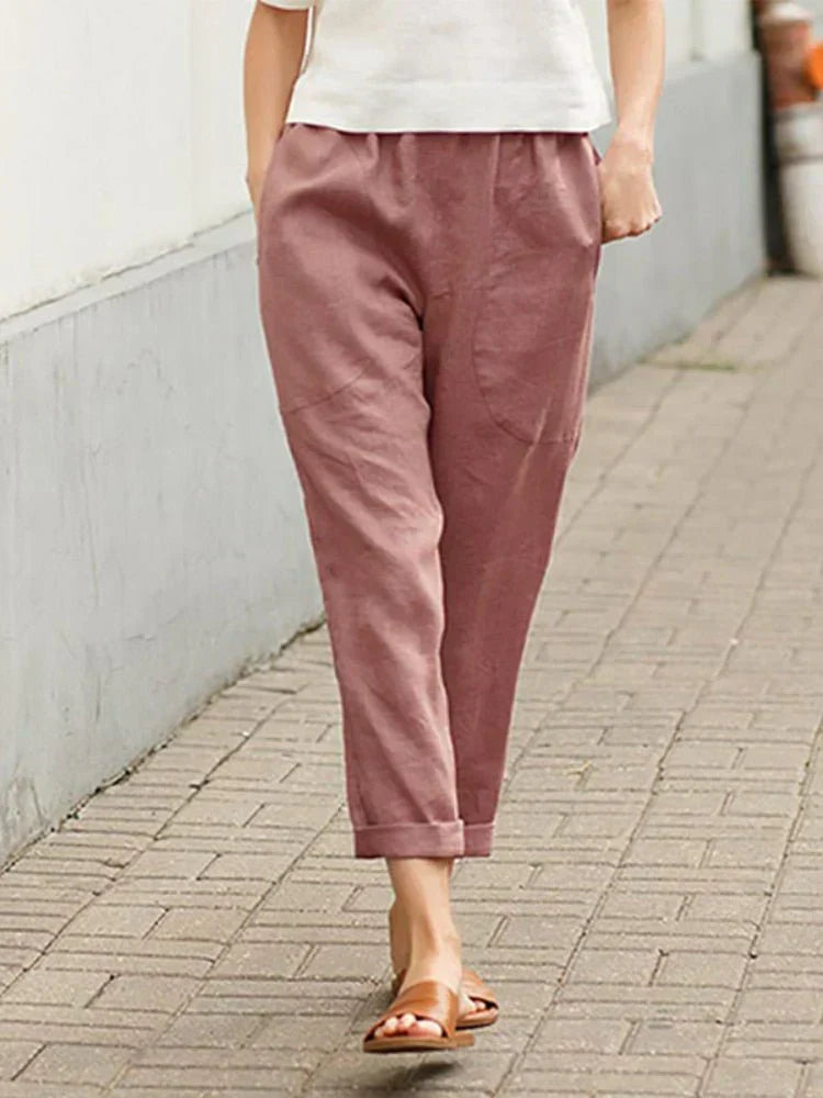Comfy Straight-Leg Pants