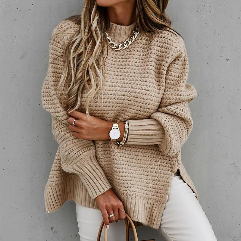 Textured Knit Sweater