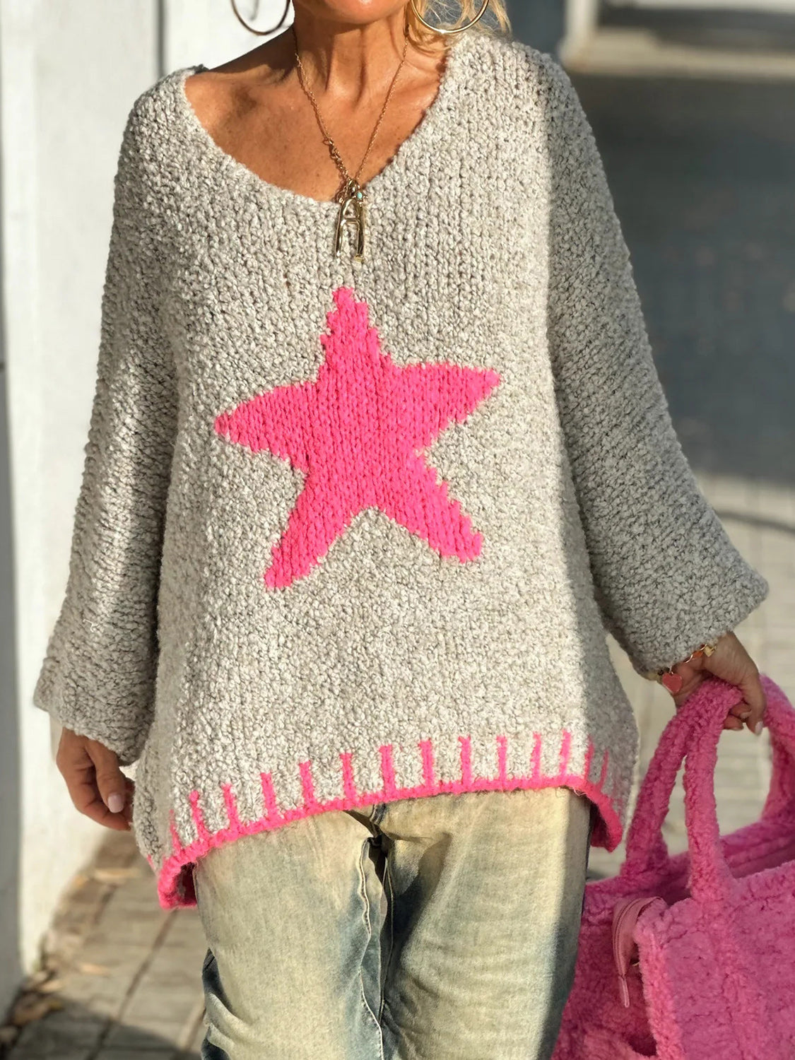 Casual Ribbed Sweater