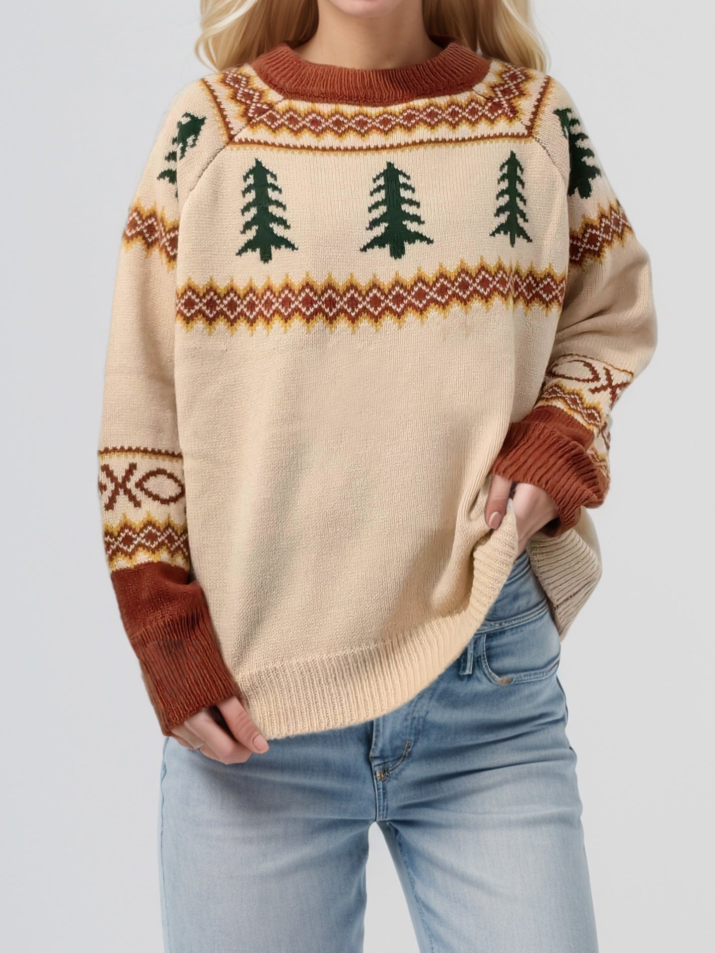 Relaxed V-Neck Sweater