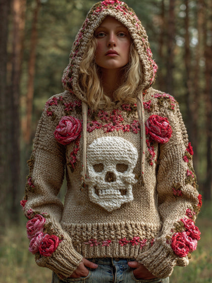 Textured Buttoned Sweater