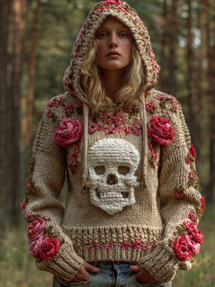 Textured Buttoned Sweater