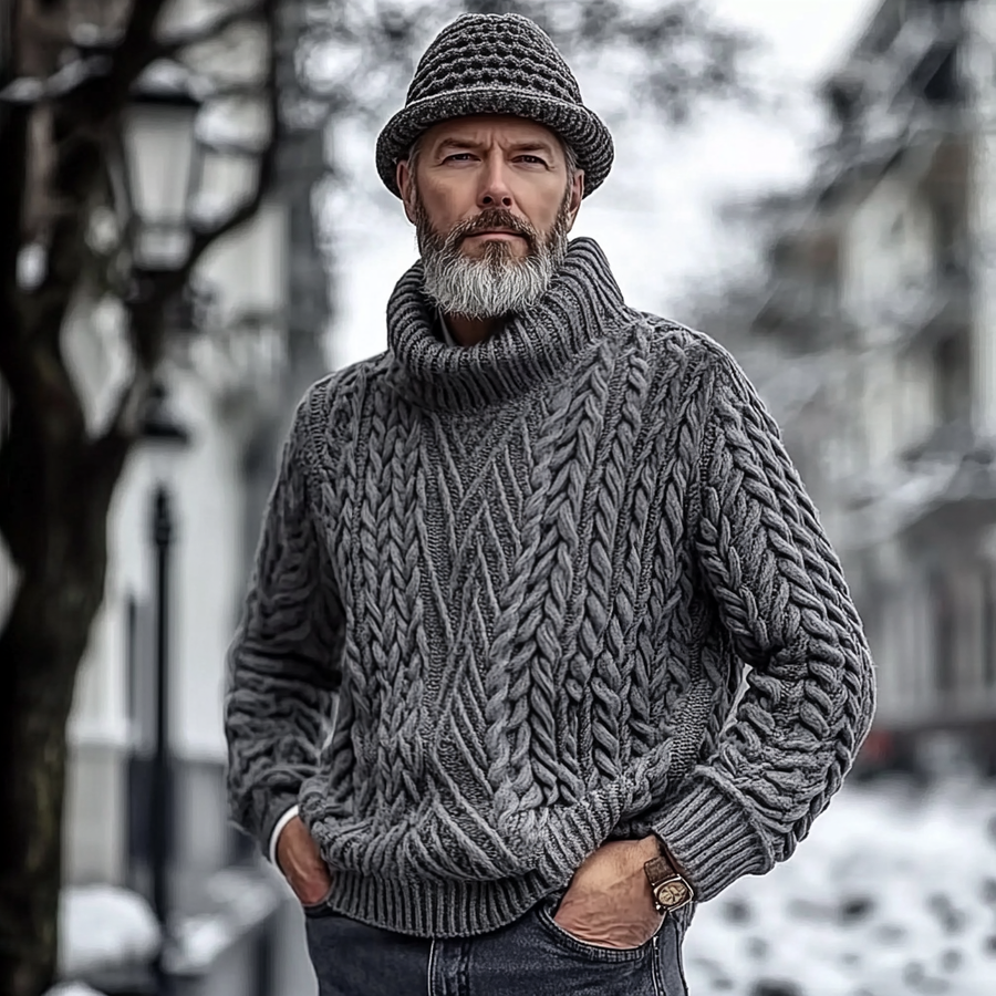 Relaxed Cable Sweater