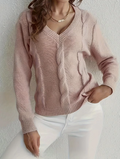 Textured Striped Sweater