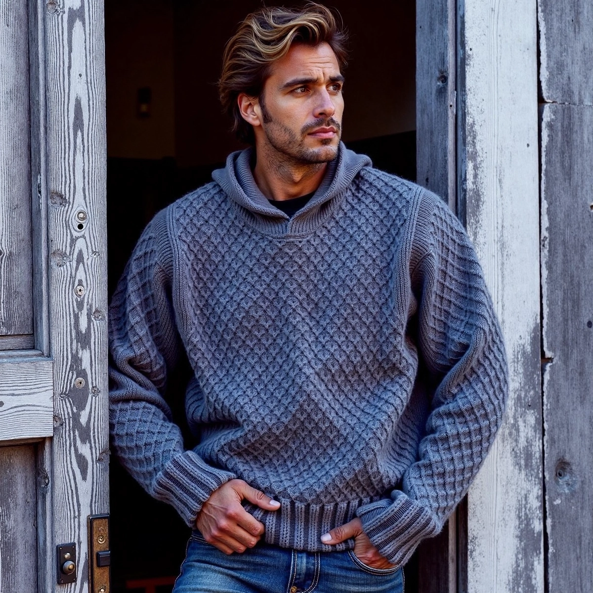 Warm V-Neck Sweater