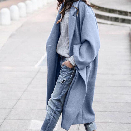 Cozy Double-Breasted Coat