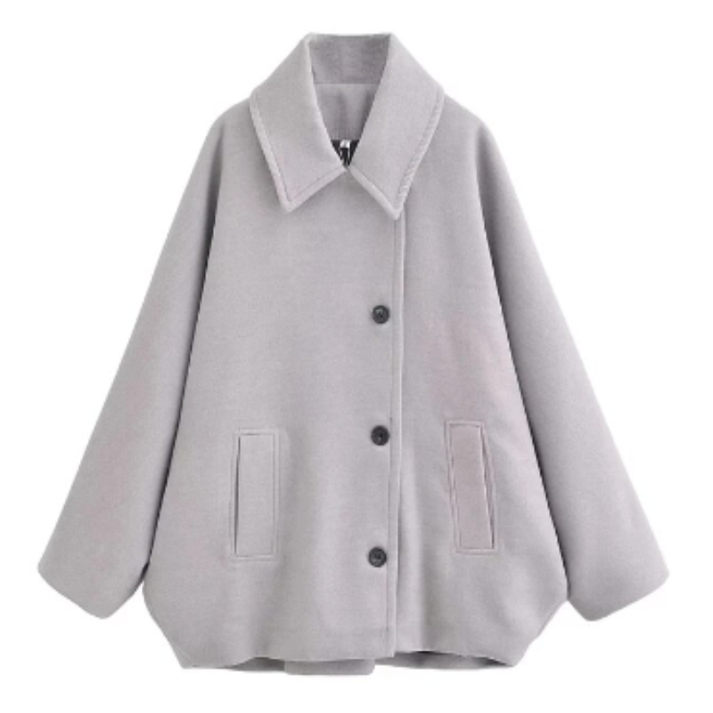 Warm Buttoned Coat