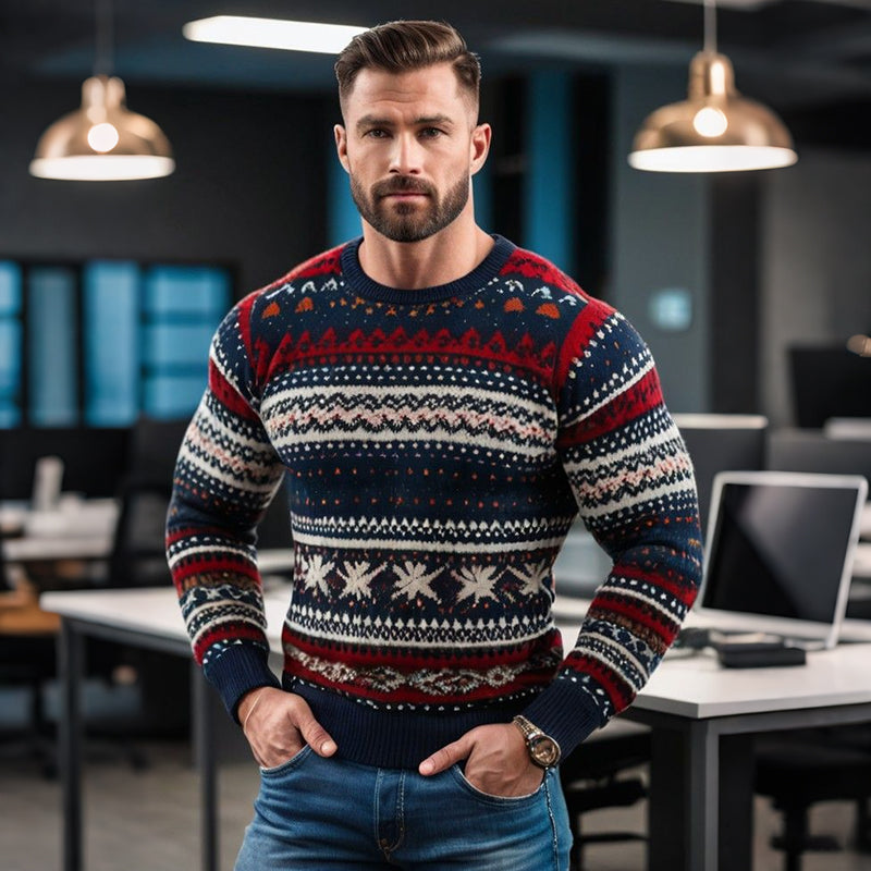 Textured Knit Sweater